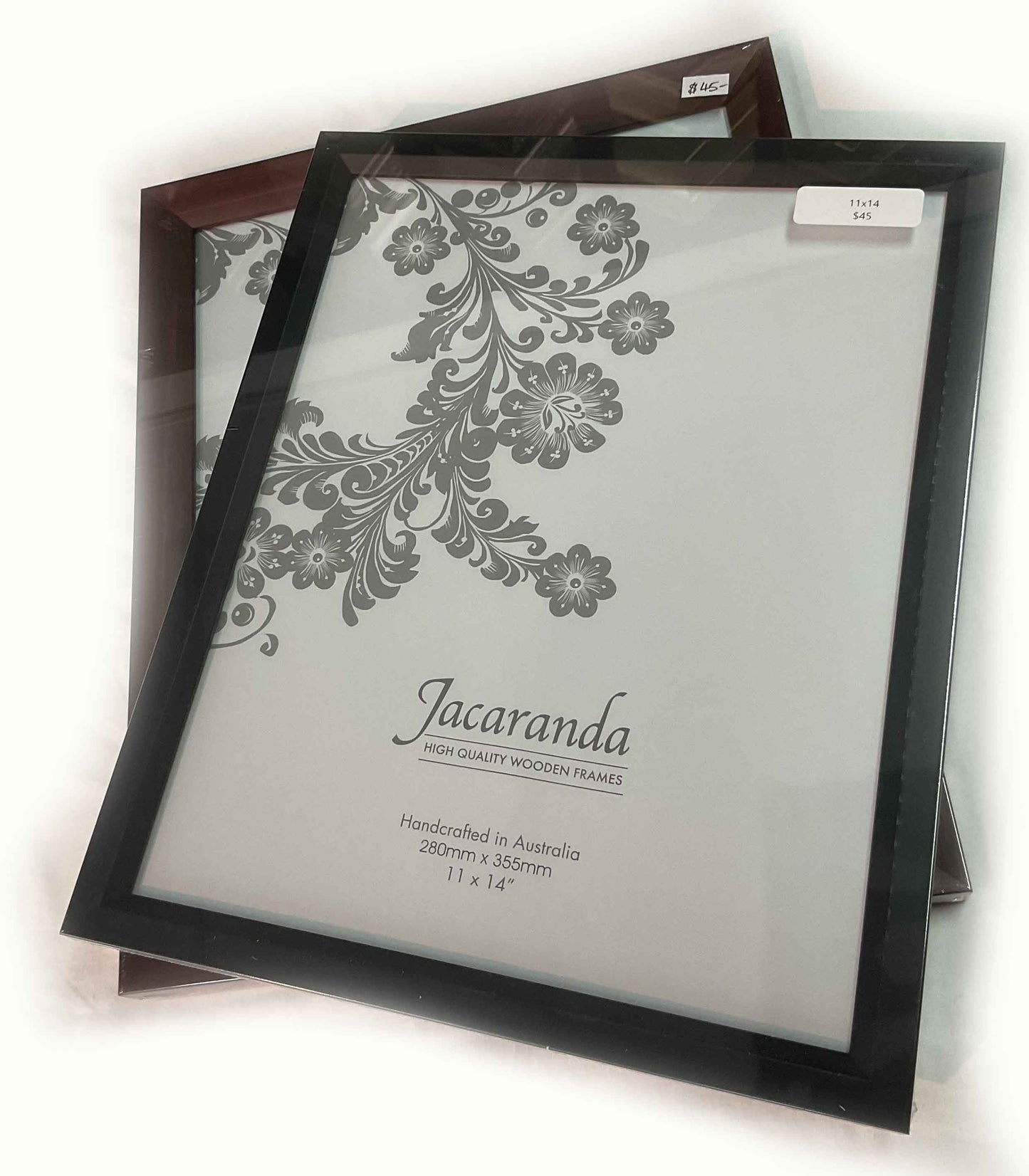 11x14 Premade Black/Brown Frame