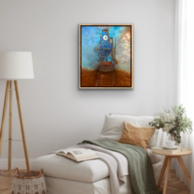 All Aboard - by Kartherin Murray - Limited Edition Canvas