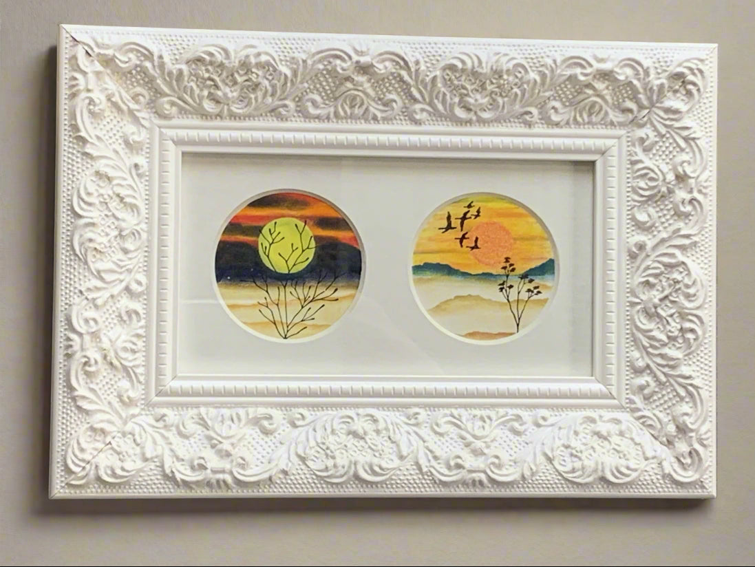 Minature paintings by Eileen McMahon