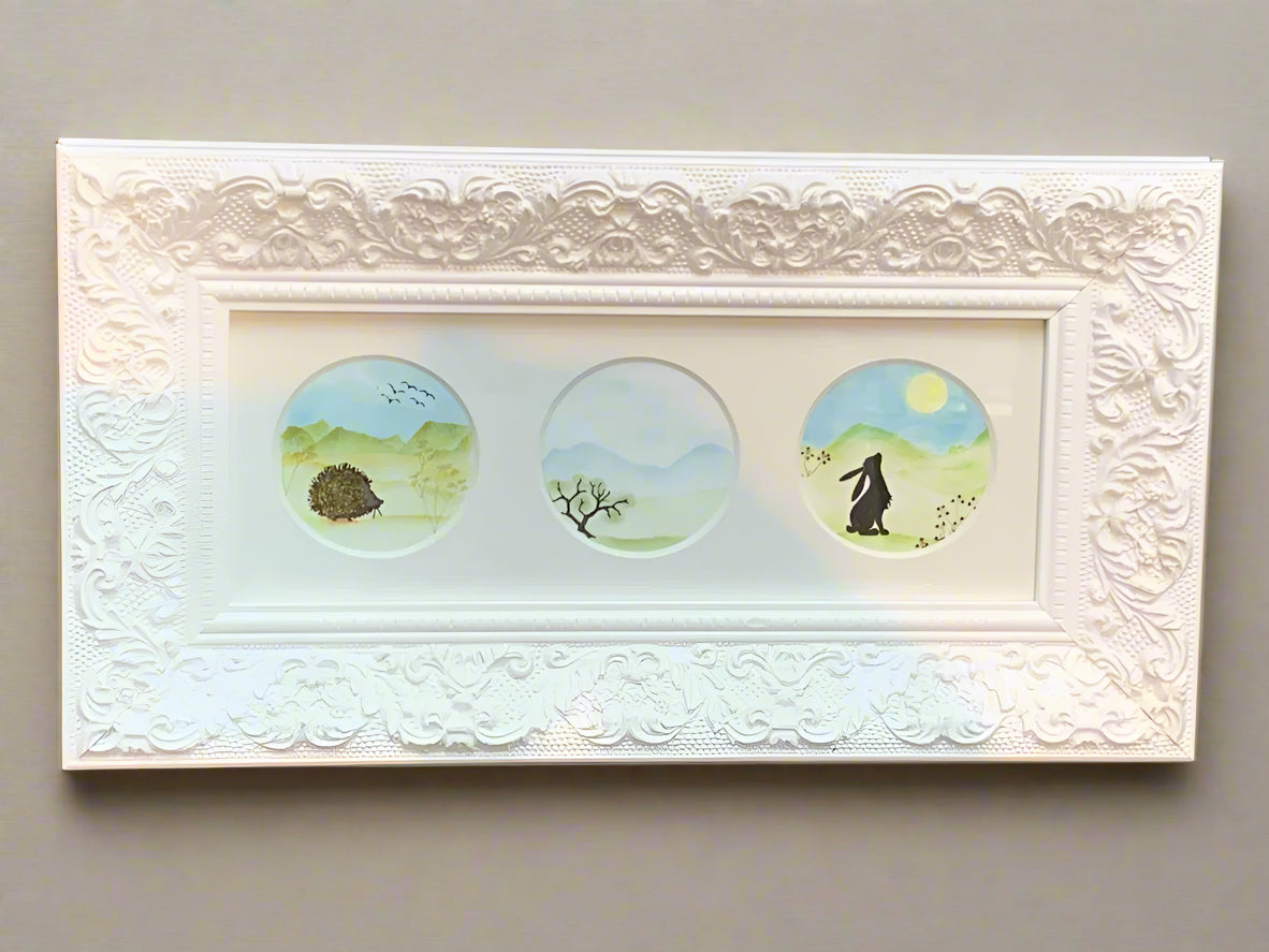 Minature paintings by Eileen McMahon