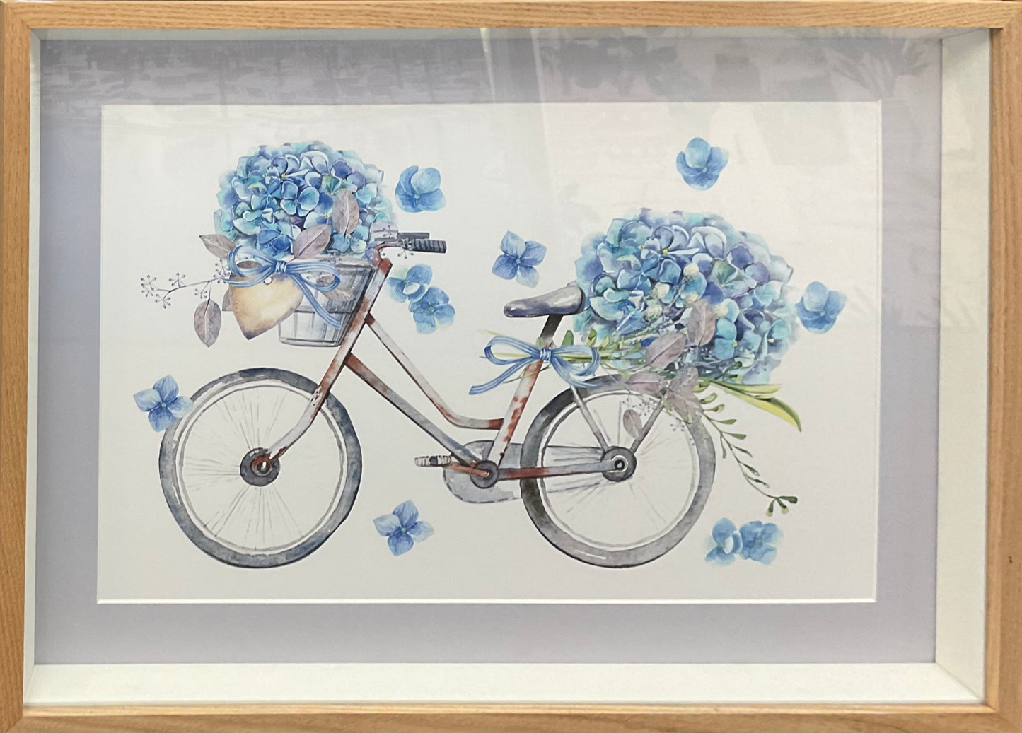 Bicycle, Print, Framed 62cm x 45cm