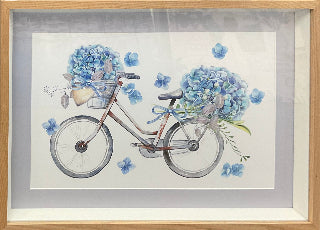 Bicycle, Print, Framed 62cm x 45cm