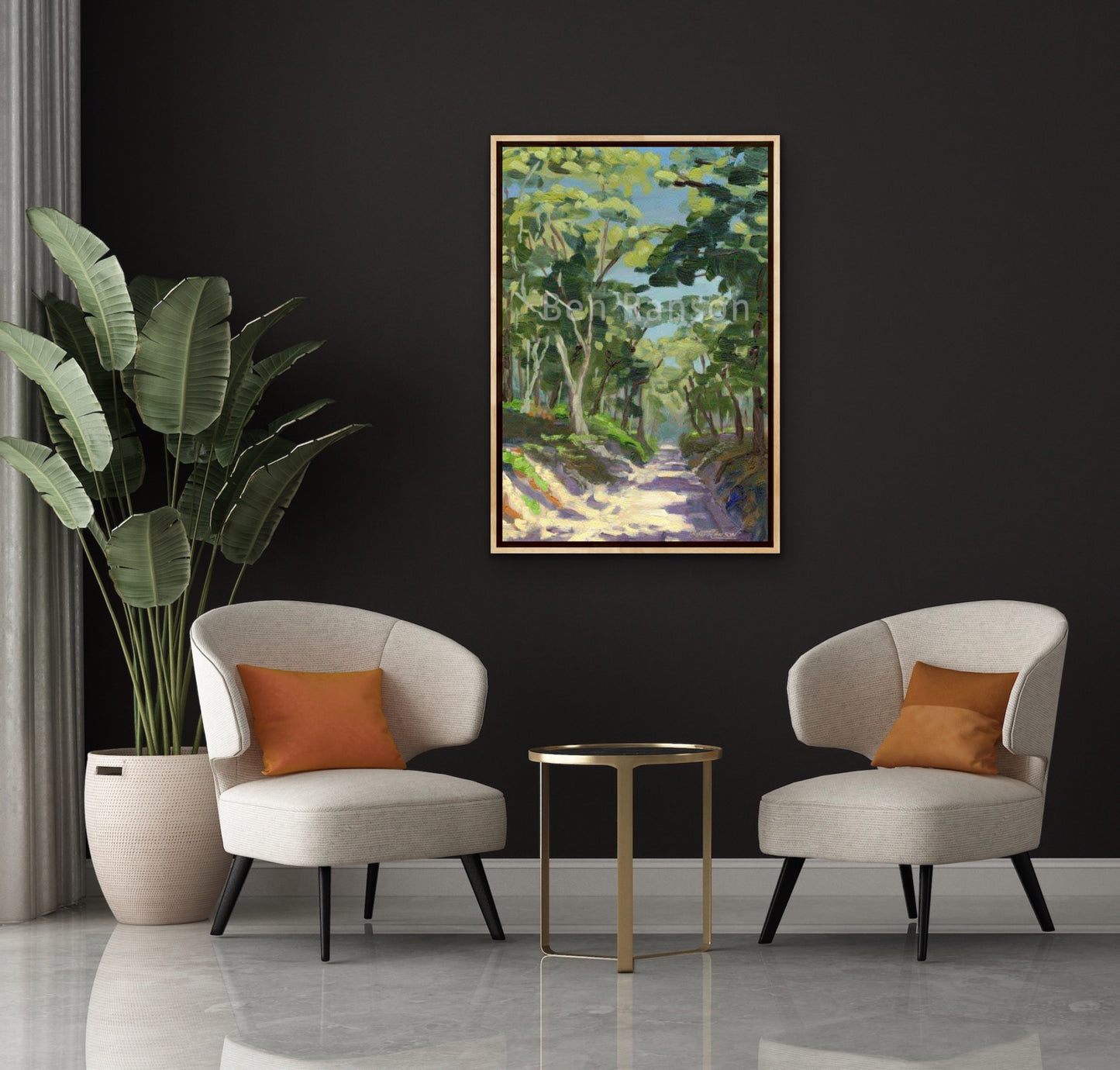 Fraser Island - Near Orchid Beach - 4WD track - heading South by Ben Ranson - Limited Edition Canvas