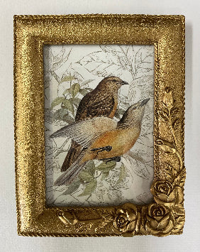 3x5” Gold Bird Frame