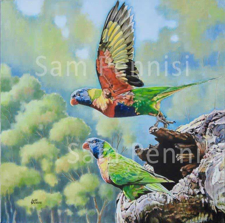 Our Place - by Sam Pennisi - Limited Edition Print on Canvas