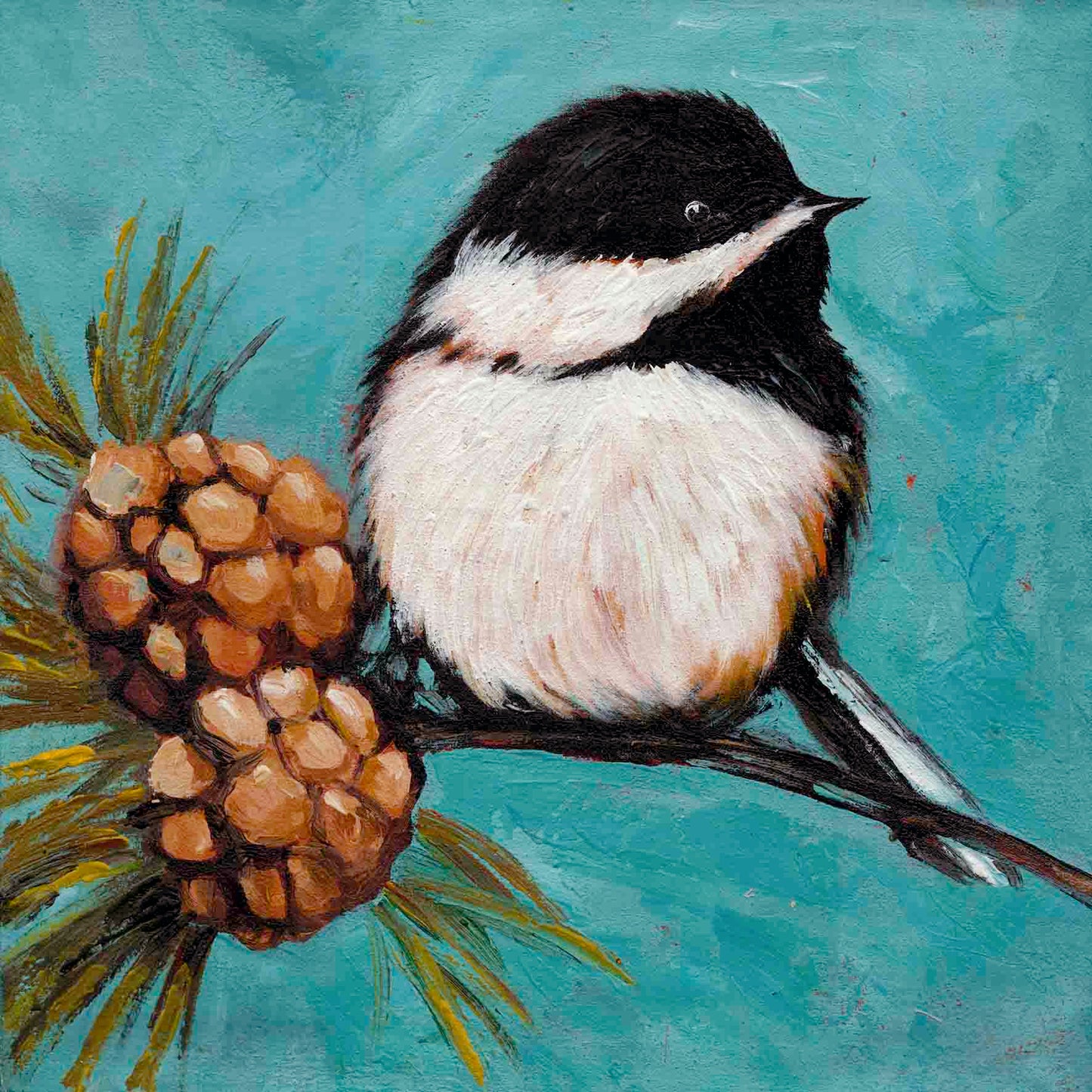 Bird canvas painting