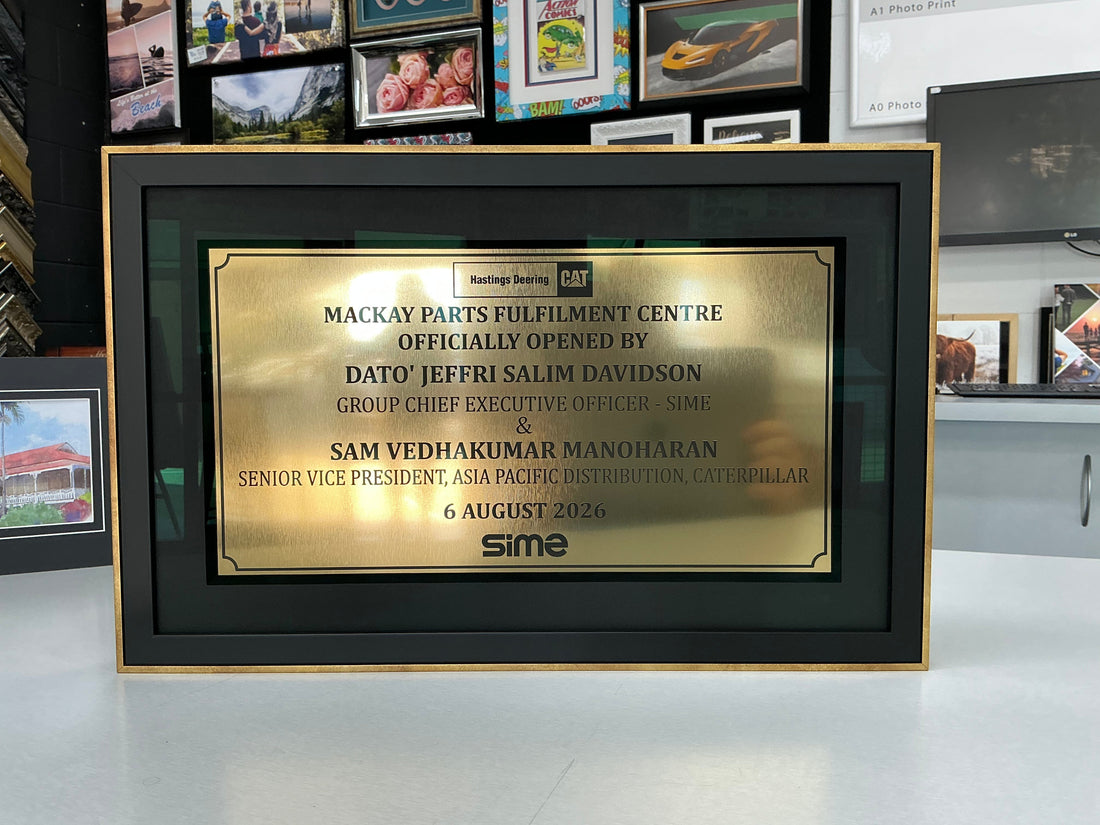 TJ Picture Framing Frames Hastings Deerings New Shed Plaque
