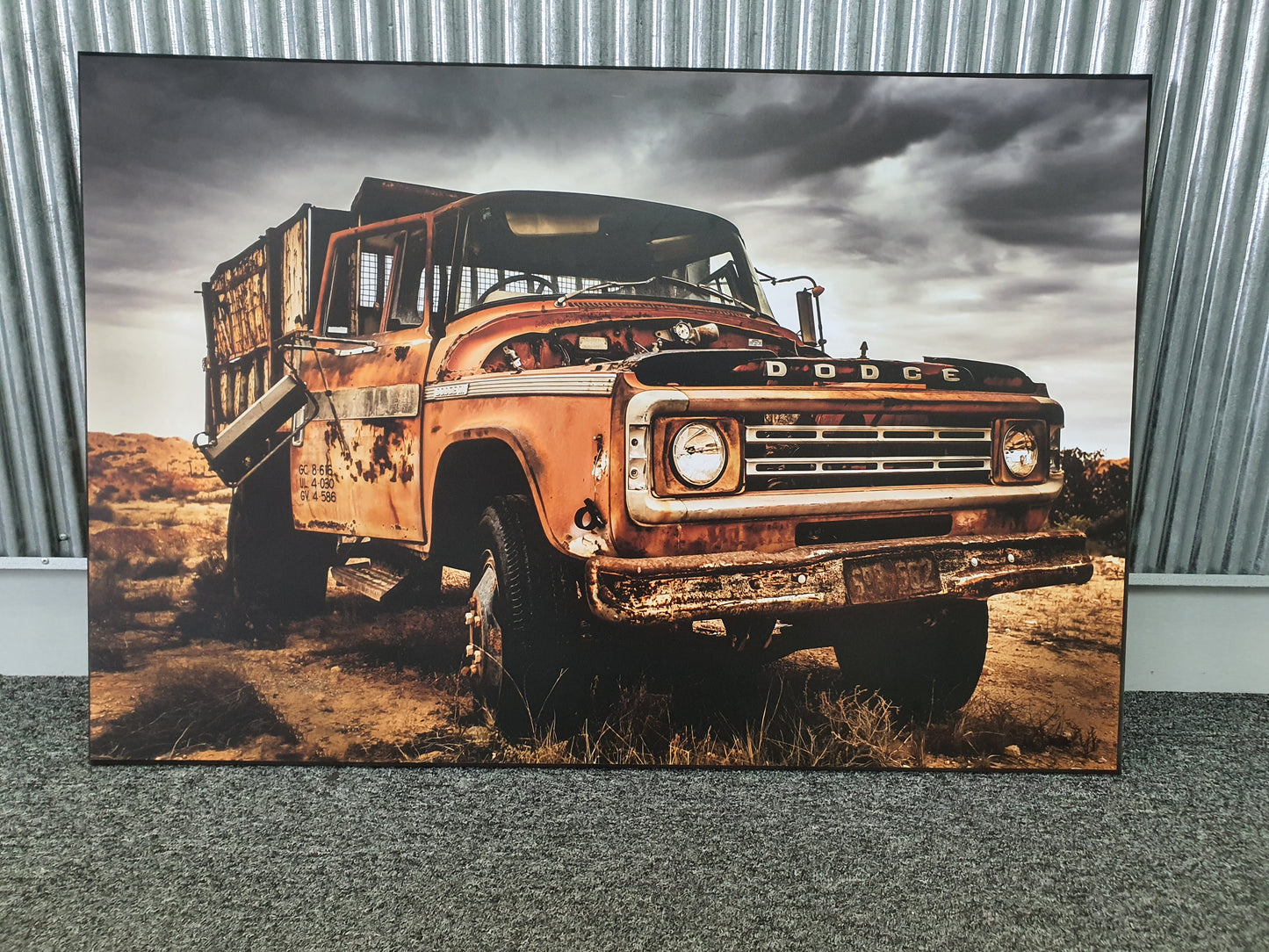 Dodge Truck Block Mount by Jeff Jones 46cm x 85cm