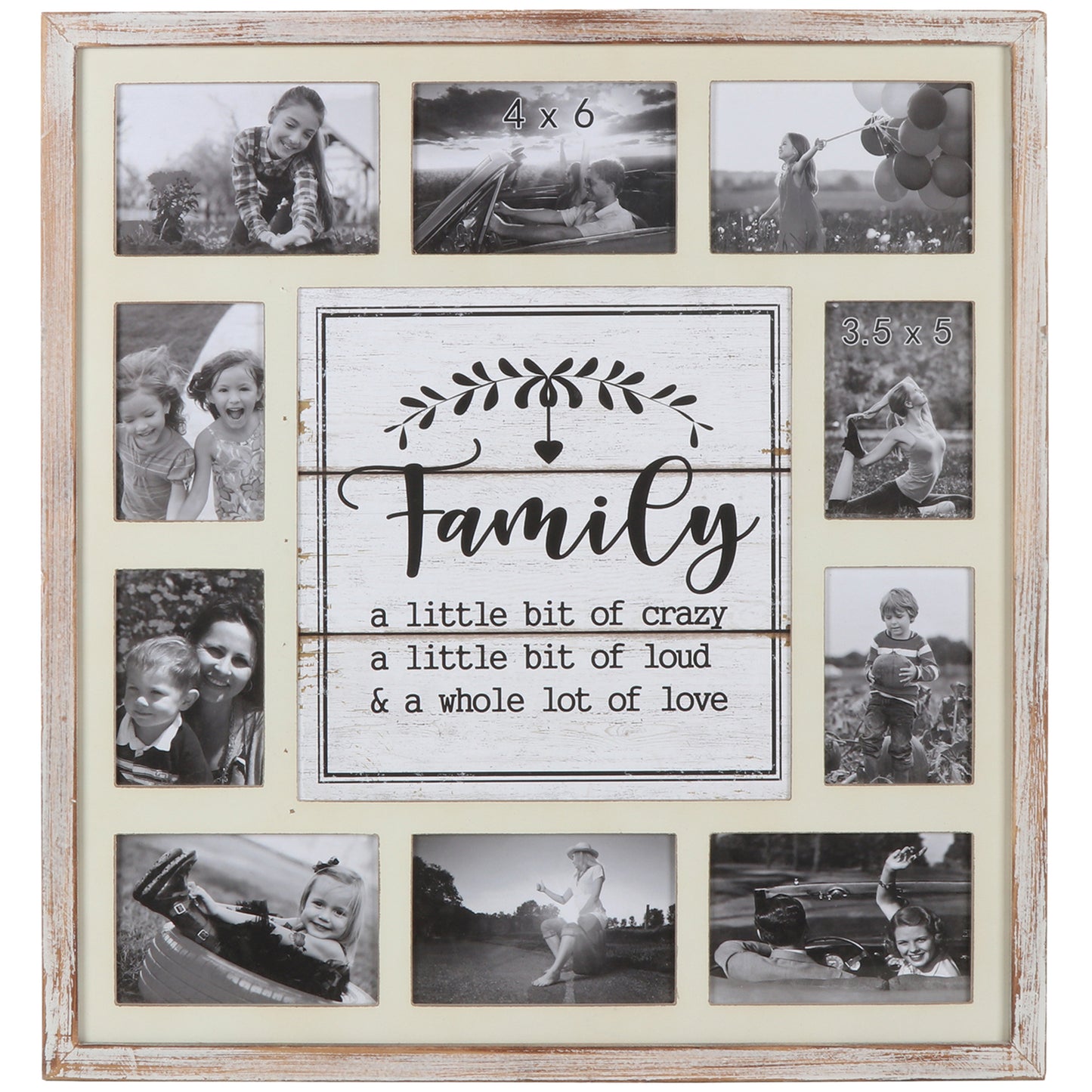 ‘FAMILY’ WALL HANGING PHOTO GALLERY COLLAGE 55X2X59CM