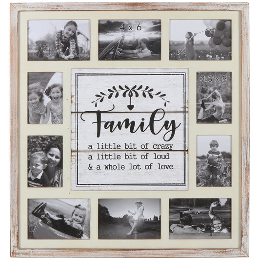 ‘FAMILY’ WALL HANGING PHOTO GALLERY COLLAGE 55X2X59CM