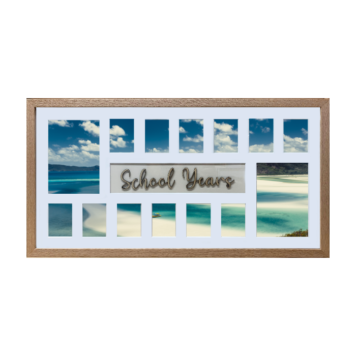 School Years Collage Photo Frame - Customisable