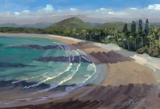 Grass Tree Beach - a view form the northern headland by Ben Ranson - Limited Edition Canvas