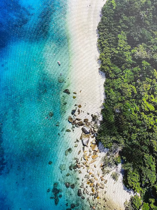 Coastline Canvas by TJ Picture Framing 78cm x 51cm