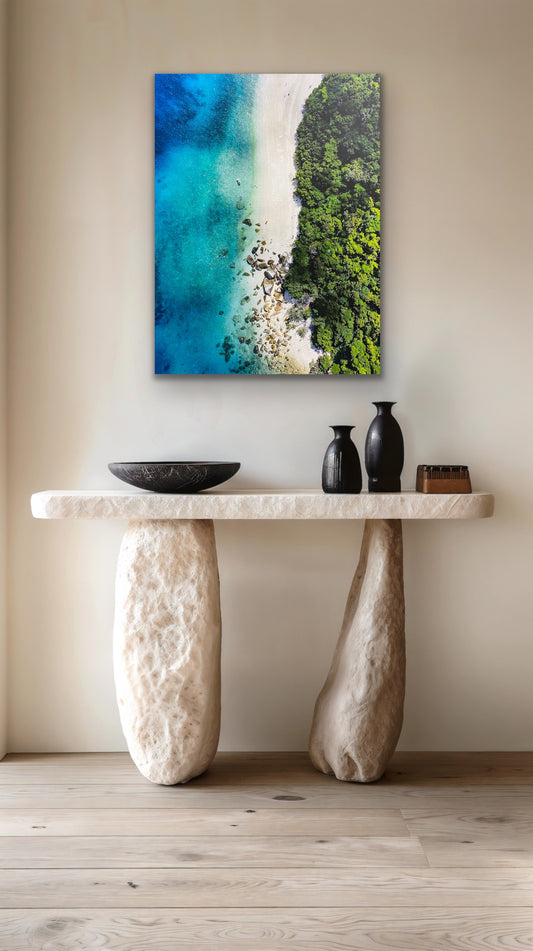 Coastline Canvas by TJ Picture Framing 78cm x 51cm