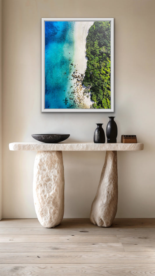 Coastline Canvas by TJ Picture Framing 78cm x 51cm
