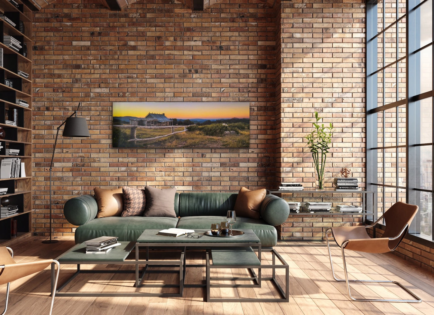 Craigs Hut Mt Buller Canvas 110cm x 37cm