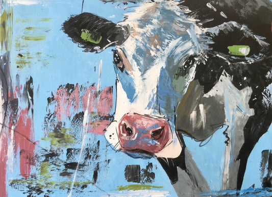 The Cow, 100 x 52cm