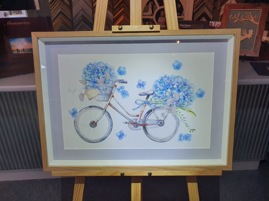 Bicycle, Print, Framed 62cm x 45cm