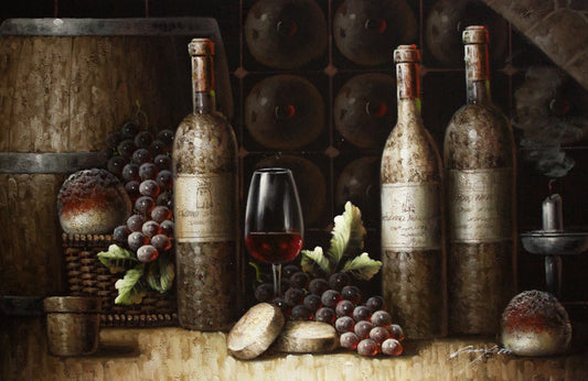 Wine Canvas 90x60cm