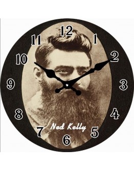Ned Kelly clock 17cm