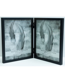 Double Black Premade Frame 8x10 inches